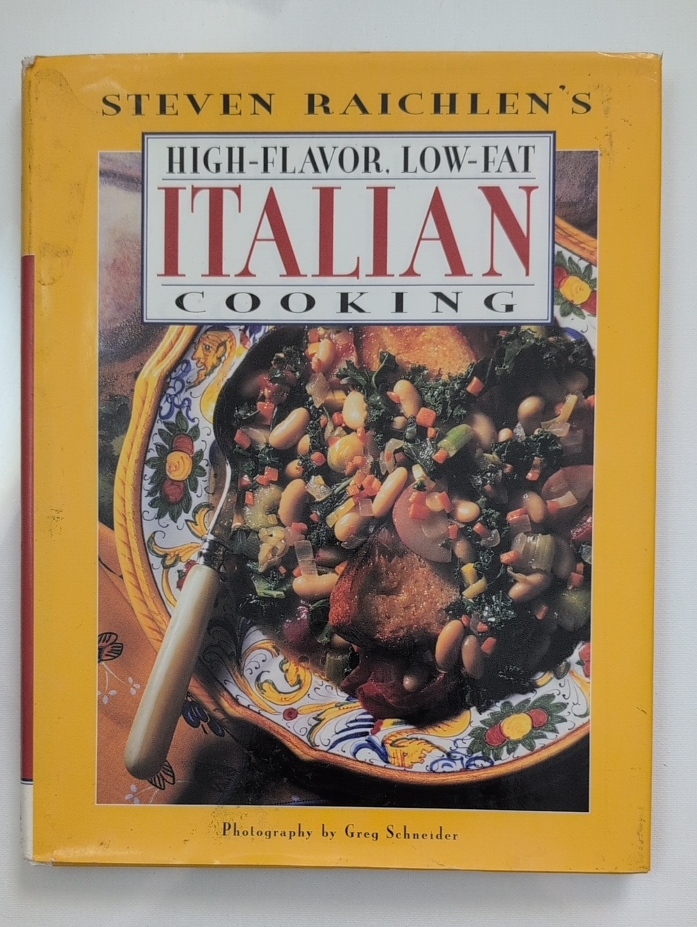 Vintage 1997 High Flavor Low Fat Italian Cooking Hardcover Pictorial Cookbook